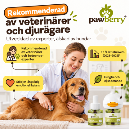 Pawberry Lugnande Doftavgivare för Hund